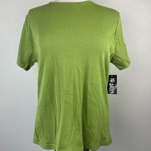 NWT BPX Basics Womens Green Shirt Size M